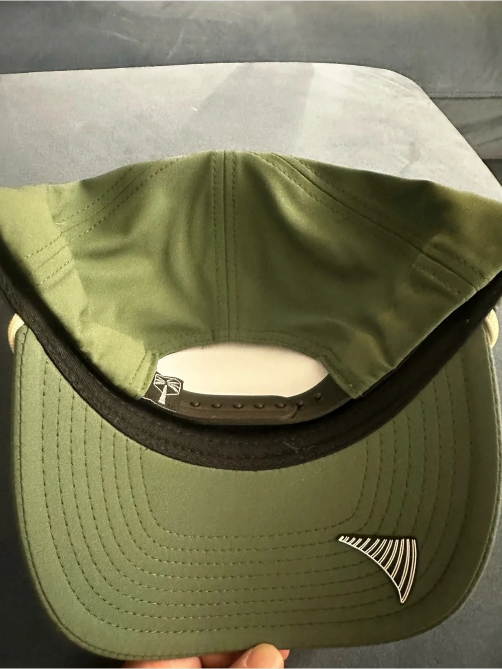 The Pickled Palm Green cap with trim